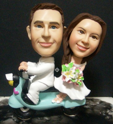funny wedding cake toppers. custom cake topper